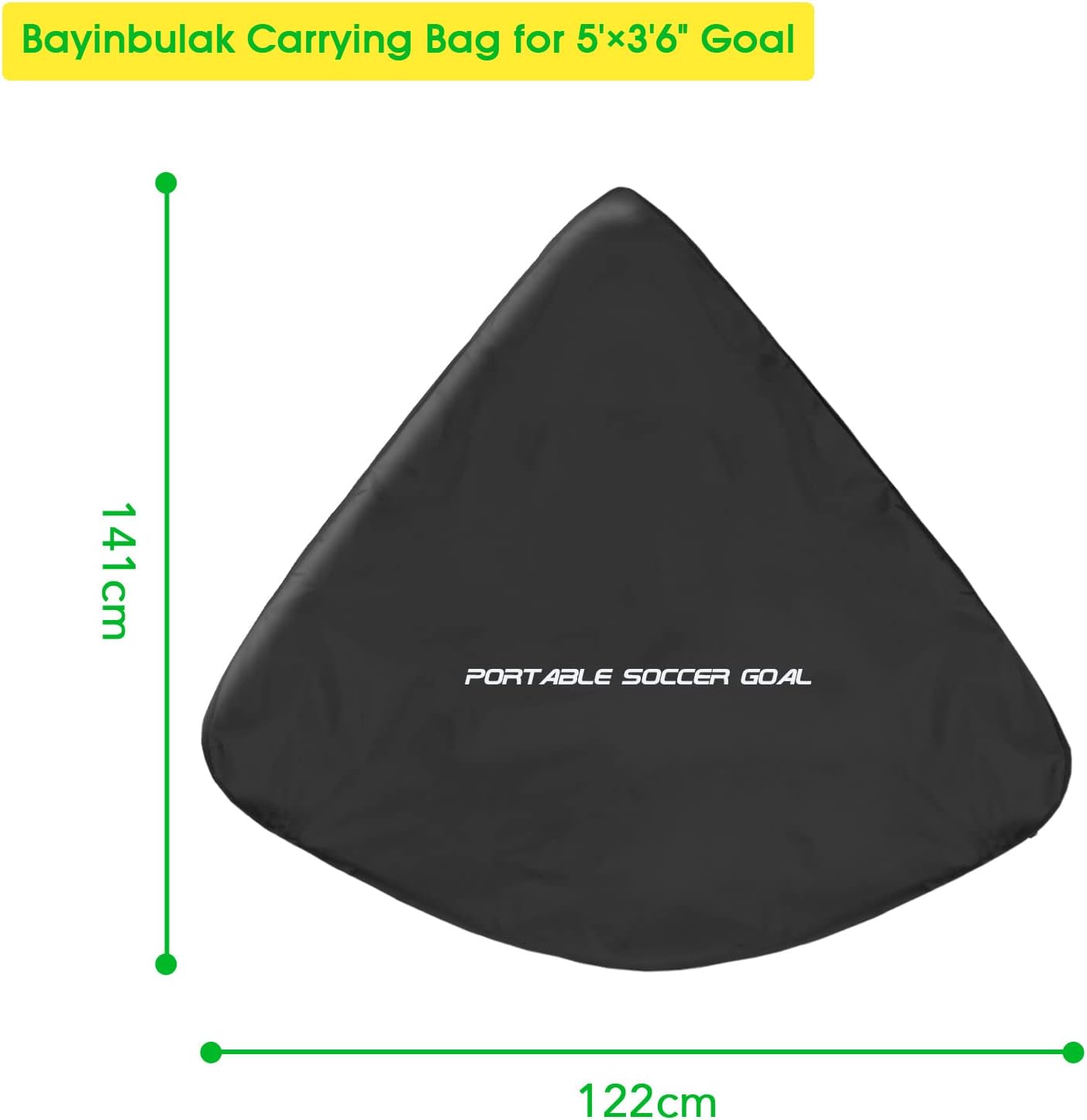 BAYINBULAK Storage Bag for 5' x 3.6' Soccer Goal B0BQXDF8QH