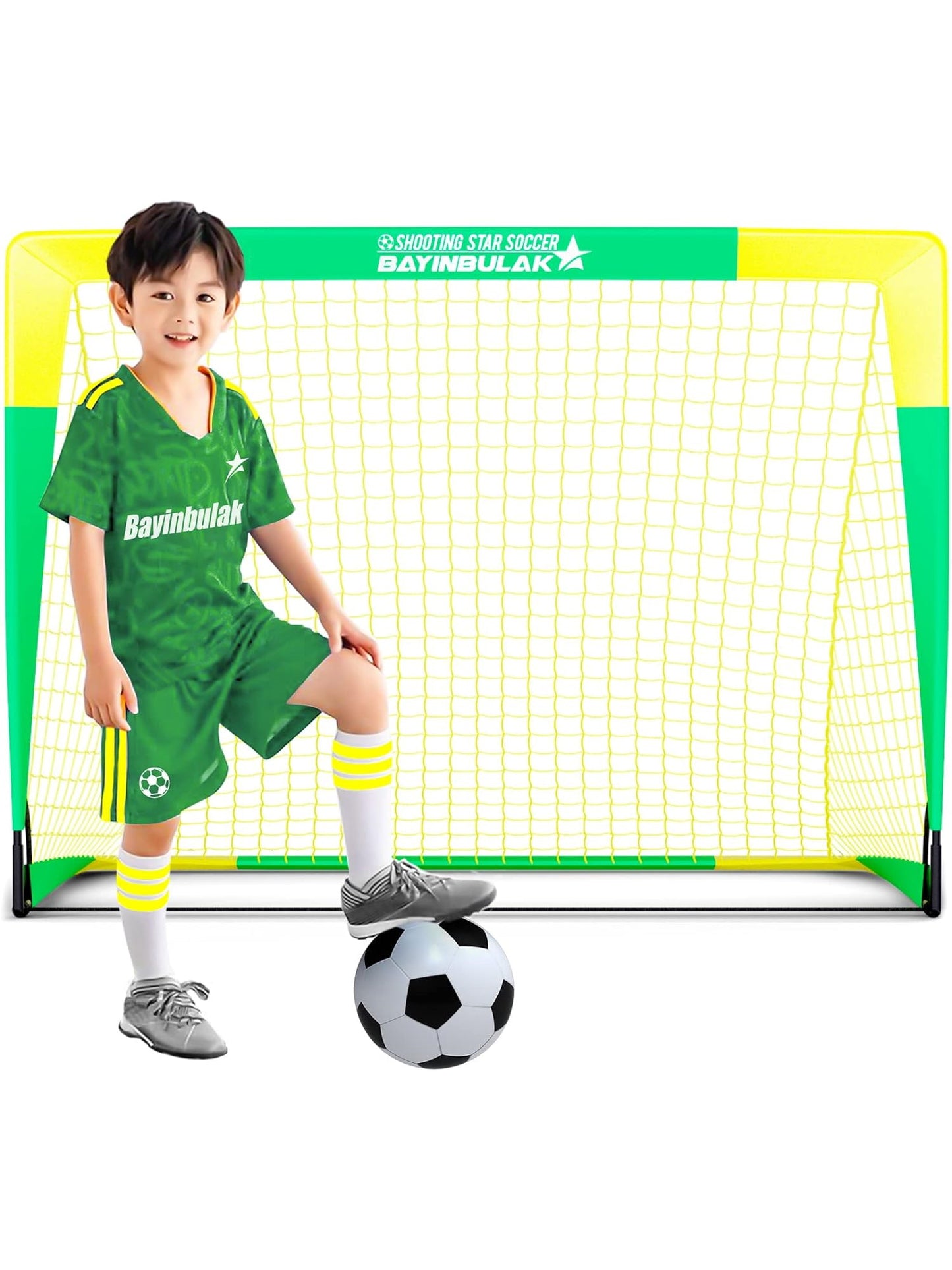 Soccer Goal Portable Soccer Net for Kids Backyard 3'x2.2', 1 Pack