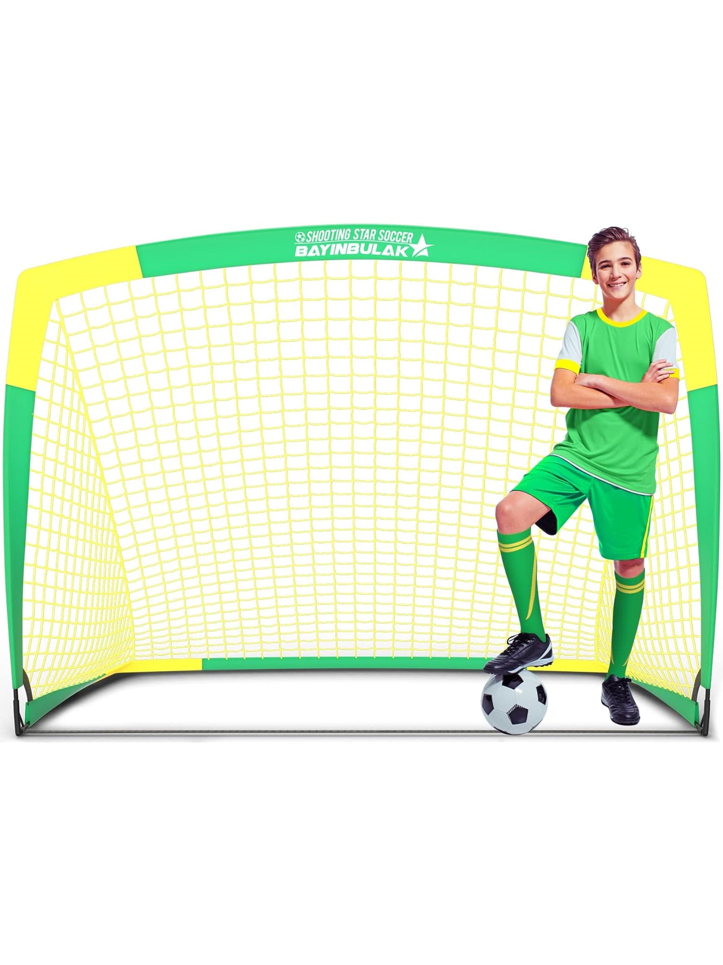 Soccer Goal Portable Soccer Net for Backyard Training 5'x3.6', 1 Pack