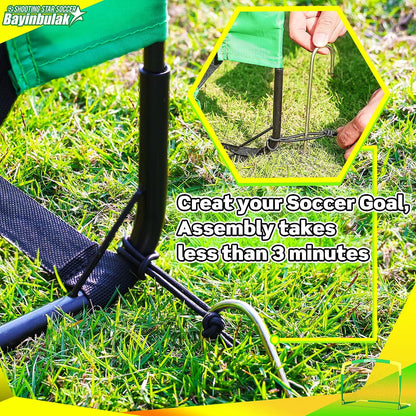 Soccer Goal Portable Soccer Net for Backyard Training 5'x3.6', 1 Pack