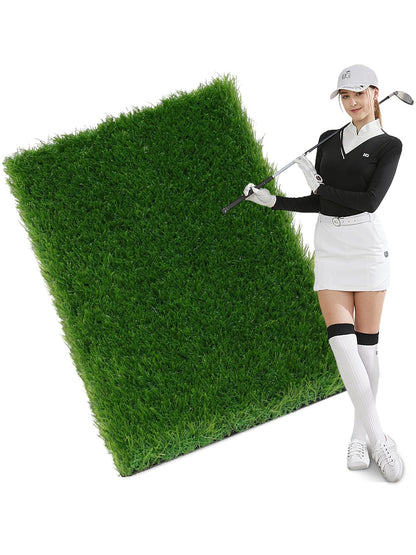 BAYINBULAK Golf Hitting Mat | Replaceable Turf Golf Mats Outdoor & Indoor Practice