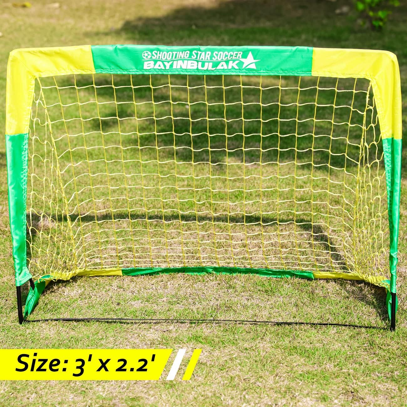 Soccer Goal Portable Soccer Net for Kids Backyard 3'x2.2', 1 Pack